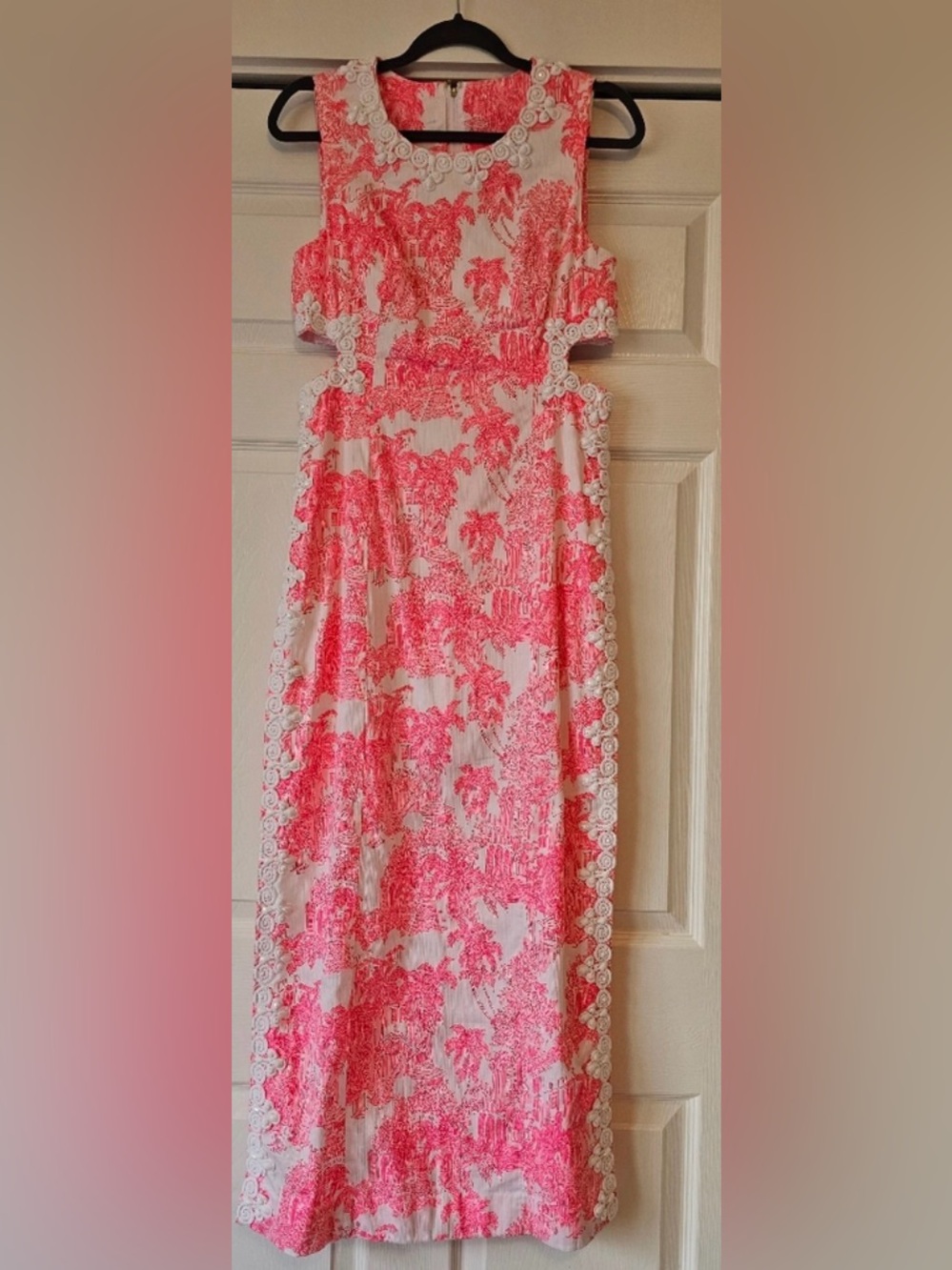 Lilly Pulitzer Harlyn Maxi Toile romper 65th anniversary - Picture 3 of 7